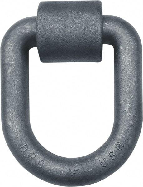 Buyers Products - Steel D-Ring with Integral Bracket - 6" Long, Gray, For Use with Cargo Control - Exact Tool & Supply