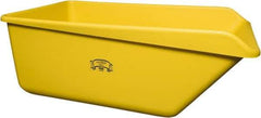 Remco - 149 Gal Yellow Rectangular Polyethylene Tub - 21-3/4" High x 32" Diam - Exact Tool & Supply
