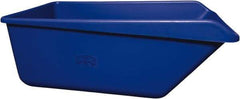 Remco - 149 Gal Blue Rectangular Polyethylene Tub - 21-3/4" High x 32" Diam - Exact Tool & Supply