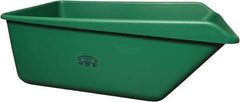 Remco - 149 Gal Green Rectangular Polyethylene Tub - 21-3/4" High x 32" Diam - Exact Tool & Supply