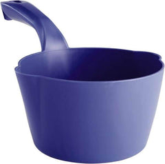 Remco - 32 oz Purple Polypropylene Round Bottom Scoop - 6.8" Wide x 5.3" Deep Bowl, 5-1/2" Handle Length, 11.6" OAL - Exact Tool & Supply