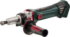 Metabo - 1/4" Collet, 6,000 RPM, Straight Handle Electric Die Grinder - 18 Volts - Exact Tool & Supply