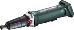 Metabo - 1/4" Collet, 25,000 RPM, Straight Handle Electric Die Grinder - 18 Volts - Exact Tool & Supply