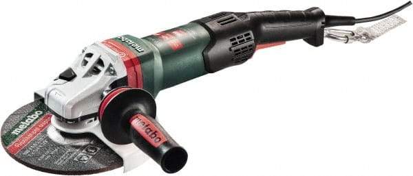 Metabo - 7" Wheel Diam, 8,200 RPM, Corded Angle & Disc Grinder - 5/8-11 Spindle, 120 Volts, 15 Amps - Exact Tool & Supply