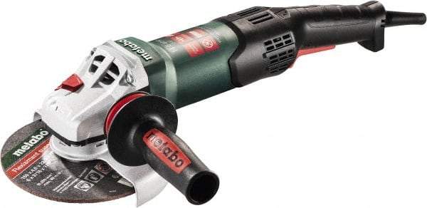 Metabo - 6" Wheel Diam, 9,600 RPM, Corded Angle & Disc Grinder - 5/8-11 Spindle, 120 Volts, 14.6 Amps - Exact Tool & Supply