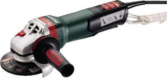 Metabo - 5" Wheel Diam, 11,000 RPM, Corded Angle & Disc Grinder - 5/8-11 Spindle, 120 Volts, 14.5 Amps - Exact Tool & Supply