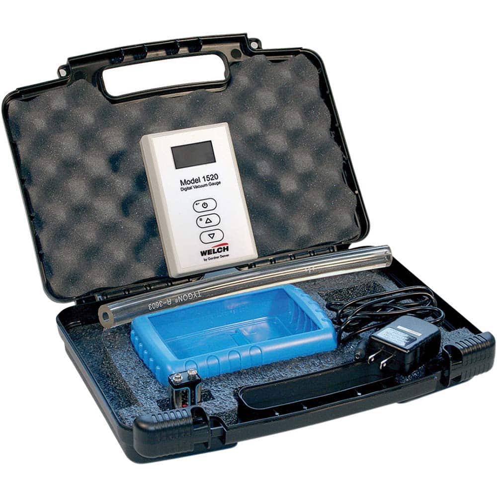 Welch - Air Compressor & Vacuum Pump Accessories; Type: Vacuum Gauge Kit ; For Use With: 1520 - Exact Tool & Supply