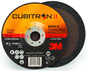 9 x 1/4 x 5/8 Type 27 Q/C Depressed Center Wheel-Cubitron II - Exact Tool & Supply