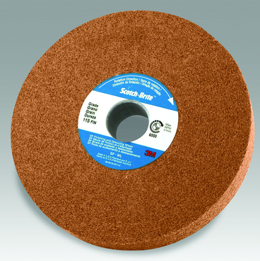 6" - FIN Grit - Aluminum Oxide - Cut & Polish Wheel - Exact Tool & Supply