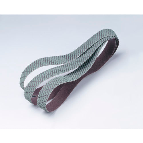 3M Trizact Cloth Belt 327DC A160 X-weight 1-1/4″ × 132″ Film-lok Full-flex Scallop B - Exact Tool & Supply