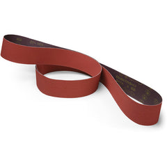 3M Cubitron ll Cloth Belt 947A 60+ X-weight 1-1/2″ × 30-3/4″ Fabri-lok Single-flex - Exact Tool & Supply