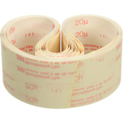 3M Microfinishing Film Belt 272L 100 Mic Type UK 16-1/4″ × 43-1/2″ - Exact Tool & Supply