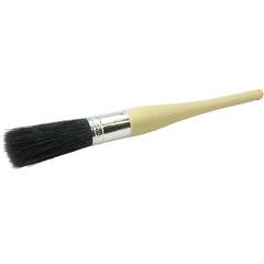#101-1/16″ Oval Sash Brush, Black China Bristle, 3″ Trim Length, Plain Foam Handle - Exact Tool & Supply