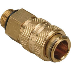 Dynabrade - Power Sander Female Quick Disconnect - 1/8" Diam, For Use with Dynorbital Supreme Random Orbital Sanders - Exact Tool & Supply