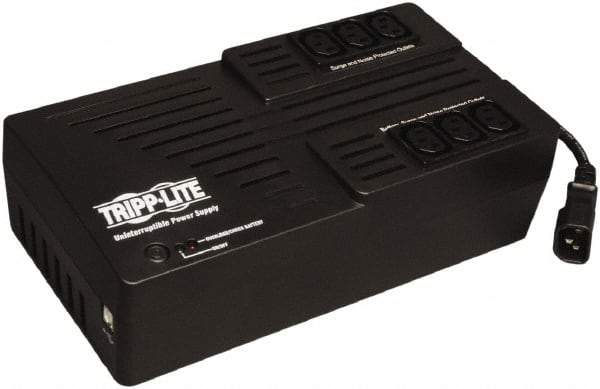 Tripp-Lite - 15 Amp, 550 VA, Tower Mount Line Interactive Backup Uninterruptible Power Supply - Backup 2 min with Full Load & 5-1/2 min with Half Load, 230 Volt Input & Output, 300 Watt Output, 1 Phases, 8 Outlets - Exact Tool & Supply