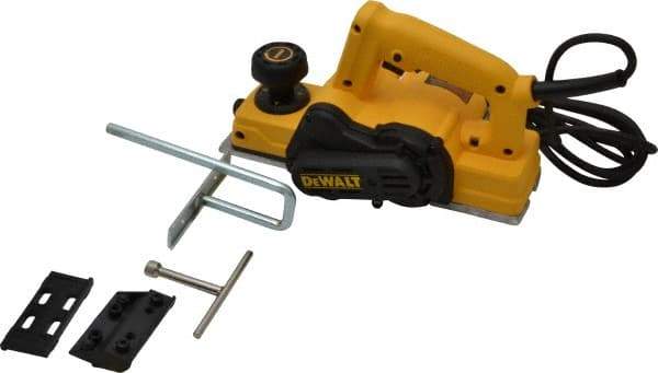 DeWALT - 120 and 240 Volt, 5.5 Amp, 17,000 RPM, Handheld Planer Kit - 1/16 Inch Depth of Cut, 3-1/4 Inch Wide - Exact Tool & Supply