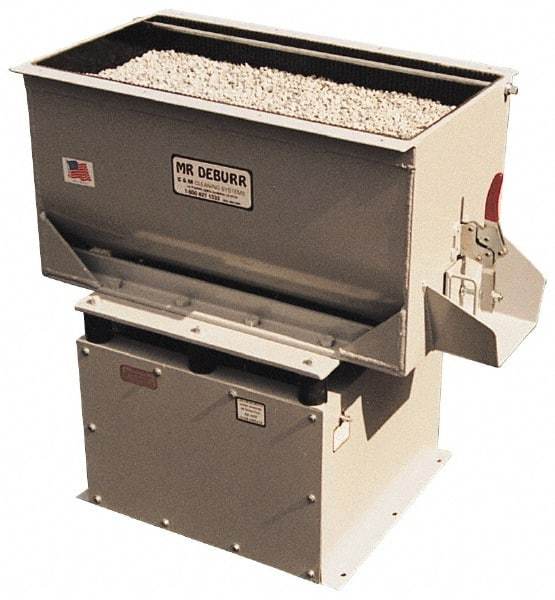 Made in USA - 3 hp, Vibratory Tumbler - Flow Through Drain - Exact Tool & Supply