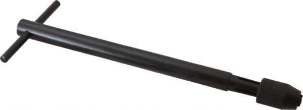Cle-Line - 1/16 to 1/4" Tap Capacity, T Handle Tap Wrench - 8-3/4" Overall Length - Exact Tool & Supply