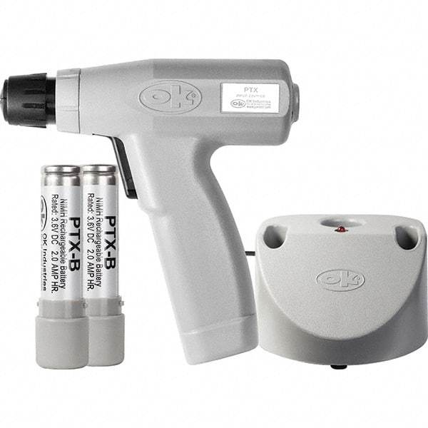 OK Industries - 32, 18 AWG, Plastic and Steel, Squeeze Gun Wrapping and Unwrapping Tool - Noninsulated - Exact Tool & Supply