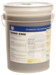 Master Fluid Solutions - Trim E906, 5 Gal Pail Cutting & Grinding Fluid - Water Soluble, For Gear Hobbing, Heavy-Duty Broaching, Machining, Surface/Pocket/Thread Milling - Exact Tool & Supply