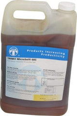 Master Fluid Solutions - Trim MicroSol 685, 1 Gal Bottle Cutting & Grinding Fluid - Semisynthetic, For Machining - Exact Tool & Supply