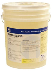 Master Fluid Solutions - Trim SC536, 5 Gal Pail Cutting & Grinding Fluid - Semisynthetic, For Drilling, Reaming, Tapping - Exact Tool & Supply