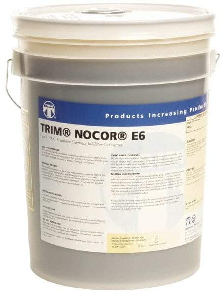 Master Fluid Solutions - 5 Gal Rust/Corrosion Inhibitor - Comes in Pail - Exact Tool & Supply
