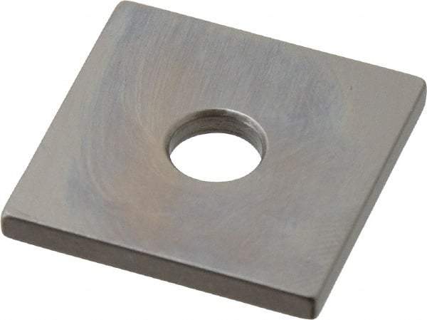 Mitutoyo - 0.102" Square Steel Gage Block - Accuracy Grade 0, Includes Certificate of Inspection - Exact Tool & Supply