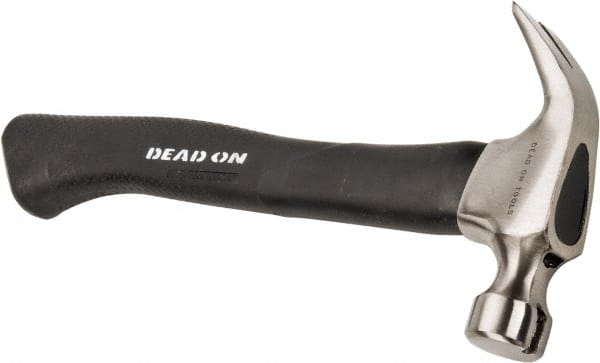 Dead On - 1 Lb Head, Curved Claw Hammer - Exact Tool & Supply