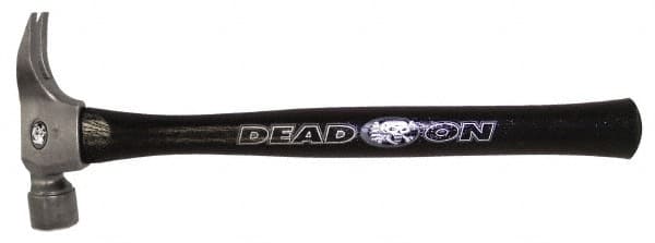 Dead On - 21 oz Head, Wood Handle, Claw Hammer, Framing Hammer - Exact Tool & Supply