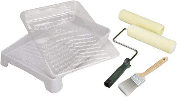 Ability One - Trim Paint Roller Kit - Includes Paint Tray, Roller Cover & Frame - Exact Tool & Supply