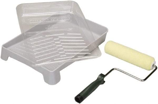 Ability One - Trim Paint Roller Kit - Includes Paint Tray, Roller Cover & Frame - Exact Tool & Supply