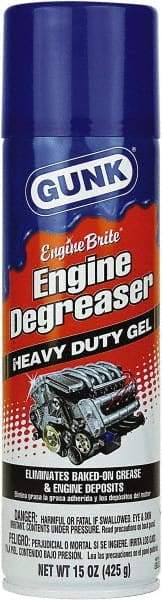 Gunk - Hydrocarbon Fluid Engine Cleaner/Degreaser - 22 oz Aerosol Can - Exact Tool & Supply