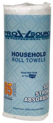 PRO-SOURCE - Perforated Roll of 2 Ply White Paper Towels - 11" Sheet Length - Exact Tool & Supply