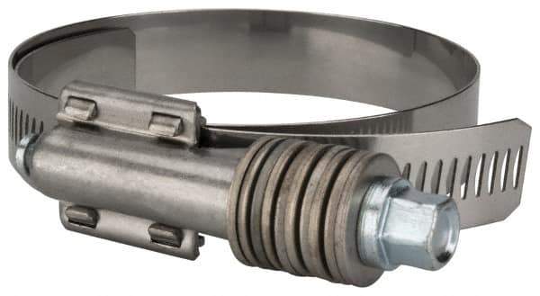 Value Collection - 2-3/4 to 3-5/8" Hose, 5/8" Wide x 0.7" Thick, Constant Torque Clamp - 2-3/4 to 3-5/8" Diam, Grade 304 Stainless Steel/Carbon Steel Screw - Exact Tool & Supply