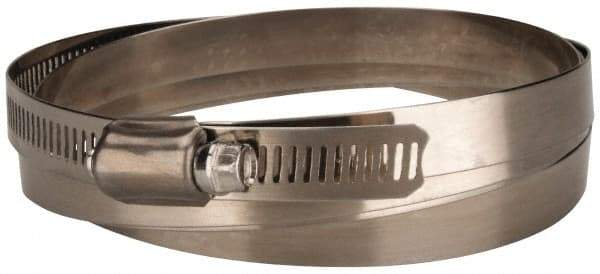 Value Collection - SAE Size 270, 15-3/8 to 17-3/8" Diam, Stainless Steel Worm Drive Clamp - 1/2" Wide, Material Grade 201 - Exact Tool & Supply