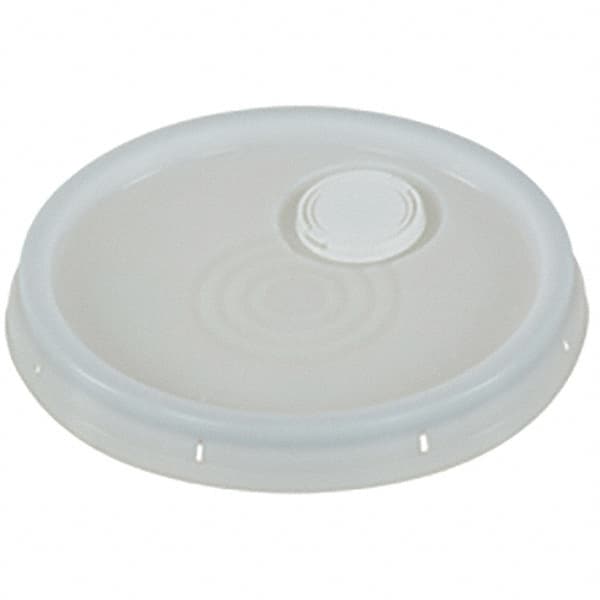 Vestil - Tote & Storage Container Lids For Use With: 3-1/2, 5 & 6 Gallon Pails Width (Decimal Inch): 12.500 - Exact Tool & Supply