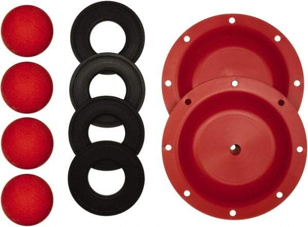SandPIPER - Santoprene Fluid Section Repair Kit - For Use with Diaphragm Pumps - Exact Tool & Supply