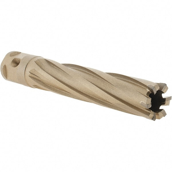 Hougen - 3/4" Diam x 3" Deep Carbide-Tipped Annular Cutter - Exact Tool & Supply