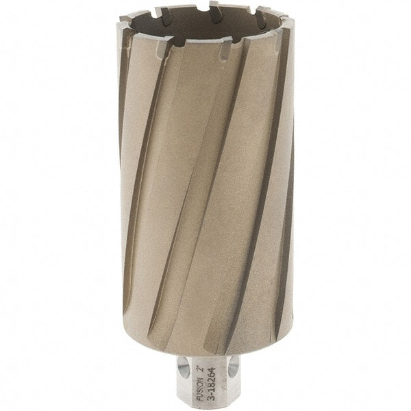Hougen - 2" Diam x 3" Deep Carbide-Tipped Annular Cutter - Exact Tool & Supply