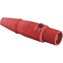 Hubbell Wiring Device-Kellems - Single Pole Plugs & Connectors Connector Type: Male End Style: Male - Exact Tool & Supply