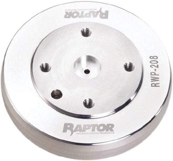 Raptor Workholding - 7.95" Jaw Width, 1-1/2" High Riser - For Use with 4 & 5 Axis Workholding Systems - Exact Tool & Supply