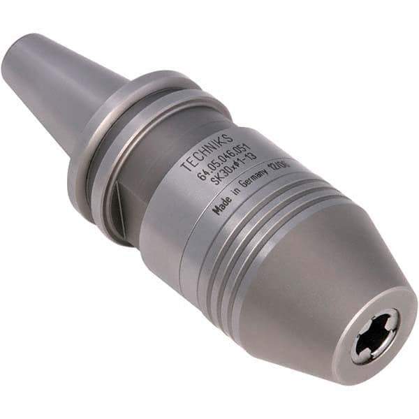 Techniks - Drill Chucks Maximum Drill Chuck Capacity (Inch): 1/2 Minimum Drill Chuck Capacity (Inch): 1/16 - Exact Tool & Supply