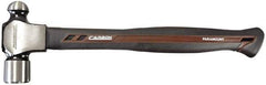 Paramount - 1 Lb Head Ball Pein Hammer - Carbon Fiber Handle, 13-1/4" OAL - Exact Tool & Supply