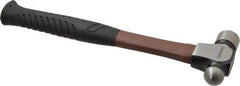 Paramount - 1 Lb Head Ball Pein Hammer - Fiberglass Handle, 12-7/8" OAL - Exact Tool & Supply