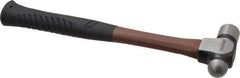 Paramount - 1/2 Lb Head Ball Pein Hammer - Fiberglass Handle, 11" OAL - Exact Tool & Supply