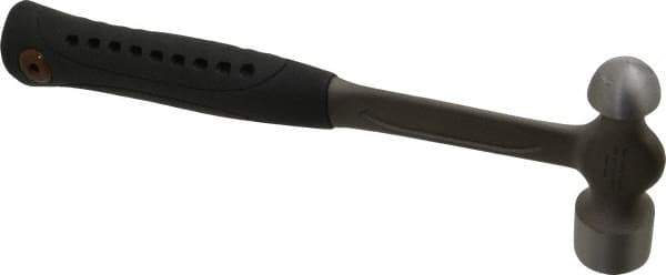 Paramount - 3/4 Lb Head Ball Pein Hammer - Steel Handle with Grip, 11" OAL - Exact Tool & Supply