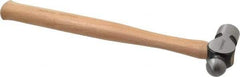 Paramount - 3/4 Lb Head Ball Pein Hammer - Wood Handle, 12-3/4" OAL - Exact Tool & Supply