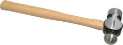 Paramount - 3 Lb Head Ball Pein Hammer - Wood Handle, 16-1/2" OAL - Exact Tool & Supply