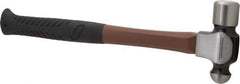 Paramount - 1-1/2 Lb Head Ball Pein Hammer - Fiberglass Handle, 15-1/8" OAL - Exact Tool & Supply
